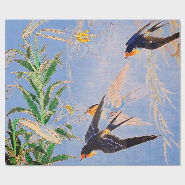 PÁJAROS CON LÁMINA DE papel (Superficie plana)