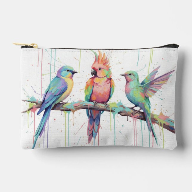 Pájaros cosen bolsa (Anverso)