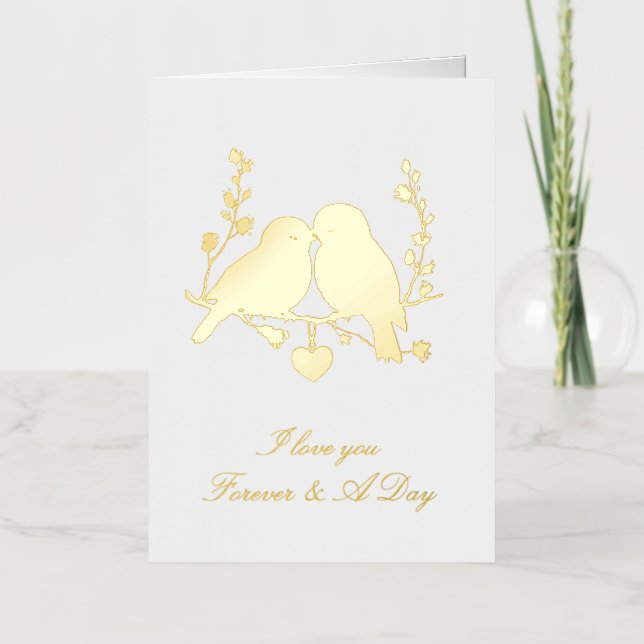 Pájaros de Amor Romántico por Siempre (Anverso)