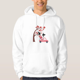 Pájaros de Amor y Sudadera con Capucha de Camión F