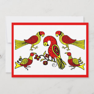 pájaros de arte popular alemán de Pensilvania gran