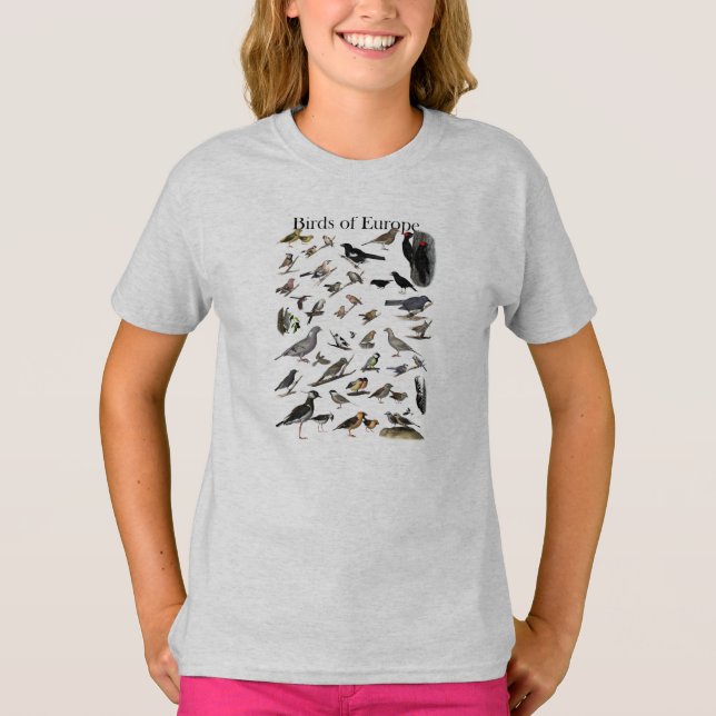 Pájaros de la camisa de Europa (Anverso)