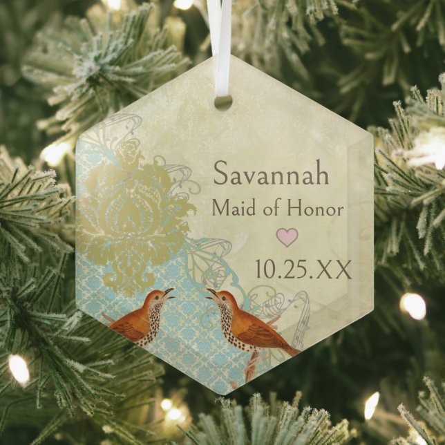 Pájaros de prado de ornamentos de honor (in situ)