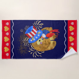 PÁJAROS DE UNA TOALLA DE PLAYA DE PELO