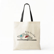 Pájaros del amor de la melodía - bolso