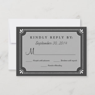 Pájaros del amor de la pizarra que casan RSVP