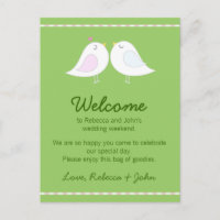 Pájaros del amor que casan la tarjeta agradable