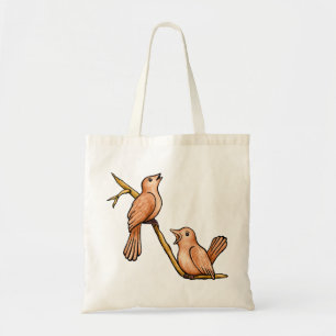 Pájaros del canto la bolsa de asas