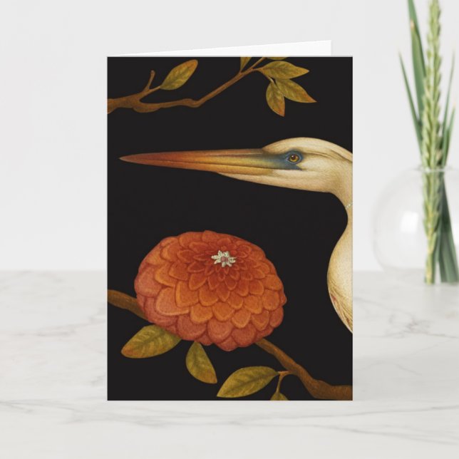 Pájaros del Chinoiserie III - tarjeta de (Anverso)