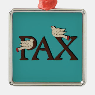 Pájaros del ornamento del Pax (paz)