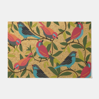 Pájaros Doormat, felpudos delanteros, regalo para