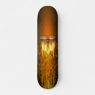 Pájaros en el patineta de vuelo