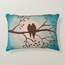 Pájaros en la rama 12 x almohada 16