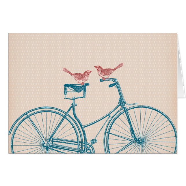 Pájaros en una bicicleta (Anverso (Horizontal))