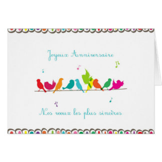 pájaros en una línea