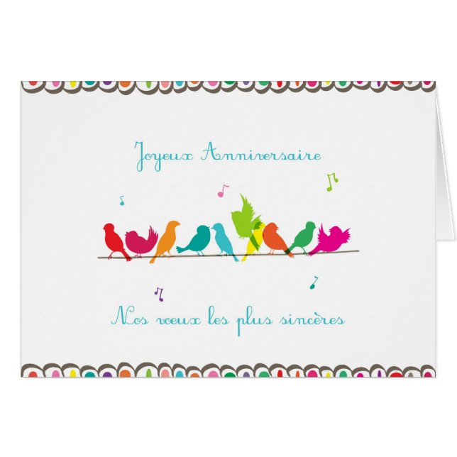 pájaros en una línea (Anverso (Horizontal))