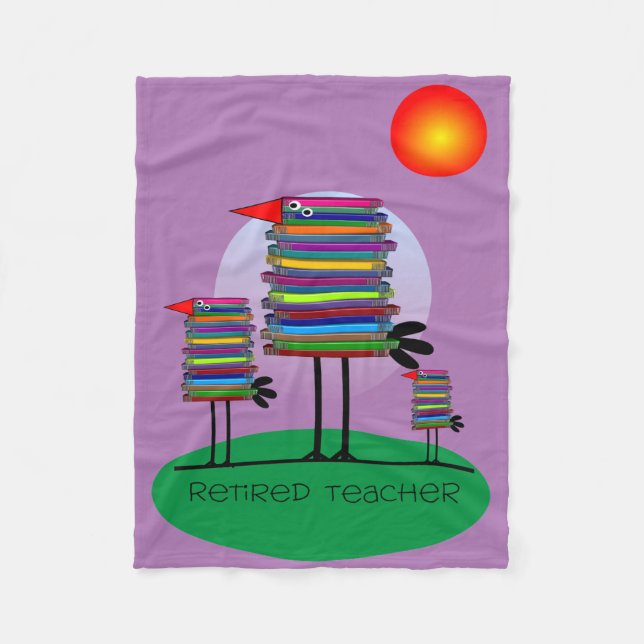 Pájaros jubilados del libro de la manta del paño (Anverso)