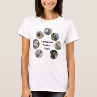 Pájaros Nativos Australianos - Camiseta de Mujer