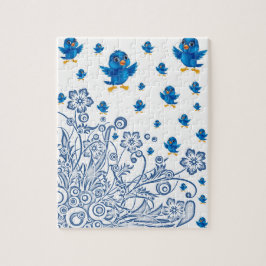 pájaros negros rompecabezas rompecabezas