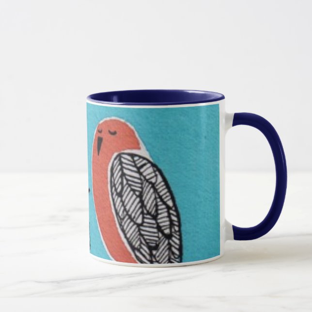 pájaros que hacen punto la taza (Derecha)