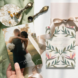 Pájaros queridos en el paraíso Foto Tarjeta de agr