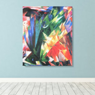 Pájaros (Vogel) por Franz Marc, Arte Cubismo Antig