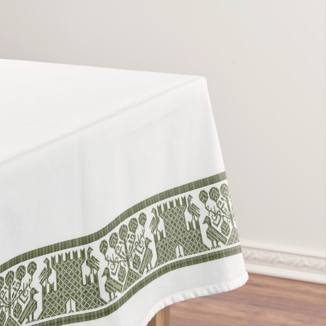 Pájaros y manteles de castillos, 52 x 70 (In Situ)