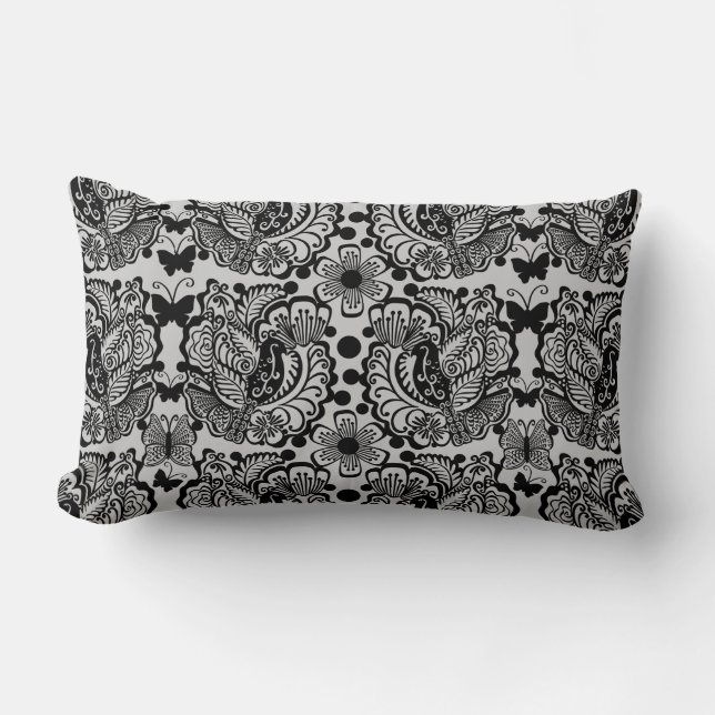 Pájaros y mariposas Almohada (Anverso)