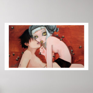 Pájaros y posters de las abejas