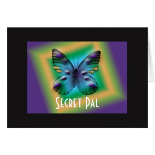 PAL secreto encajonó la mariposa