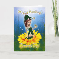 Pal secreto, tarjeta de cumpleaños - Fantasía Cute