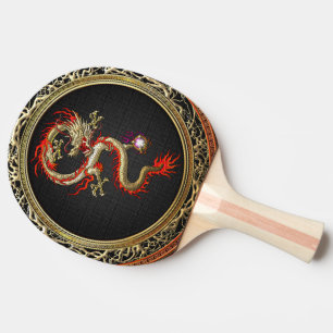 Pala De Ping Pong [310] Dragón chino de oro Fucanglong