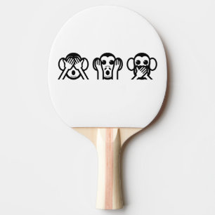 Pala De Ping Pong 3 Emoji de monos sabios