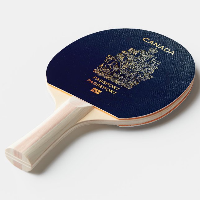 Pala De Ping Pong [400] Cubierta canadiense del pasaporte (Ángulo frontal)