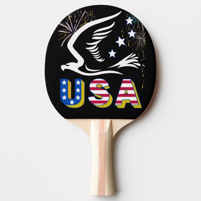 Pala De Ping Pong 4 de julio (Anverso)