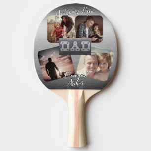 Pala De Ping Pong 4 Fotos - Feliz Día del Padre Tema de Metal