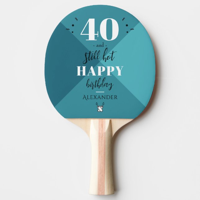 Pala De Ping Pong 4 O y todavía caliente (Anverso)