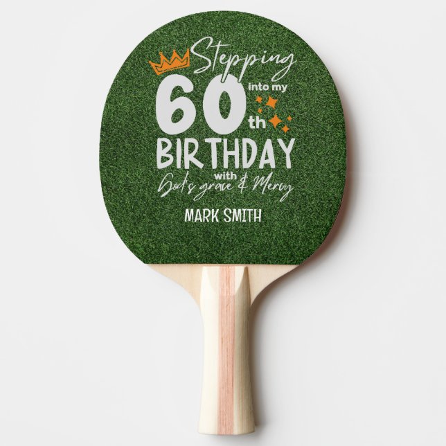 Pala De Ping Pong 60 cumpleaños (Anverso)