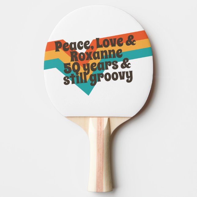 Pala De Ping Pong 70's Birthday Party (Anverso)