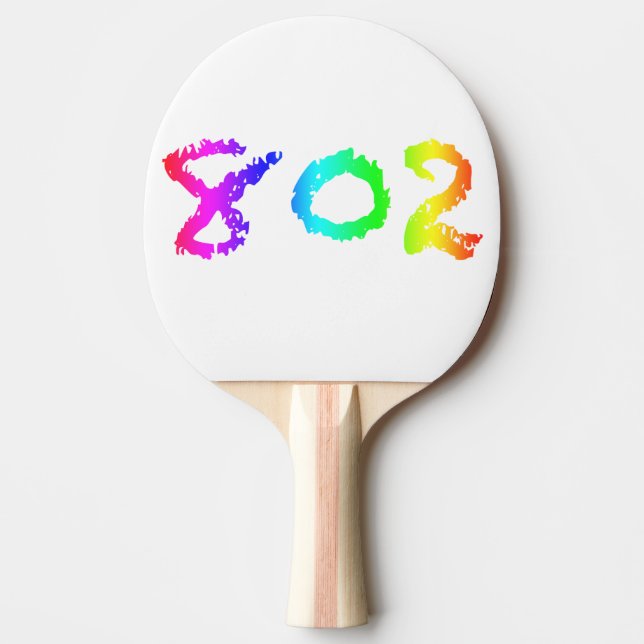 Pala De Ping Pong 802 Ping Pong Paddle, Red Rubber Back (Anverso)