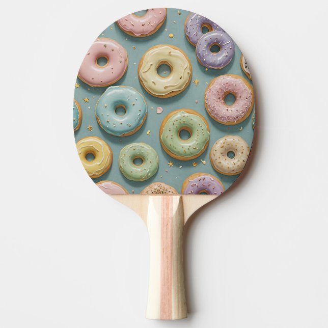 Pala De Ping Pong A Whimsical Pastel Donut Dream (Anverso)
