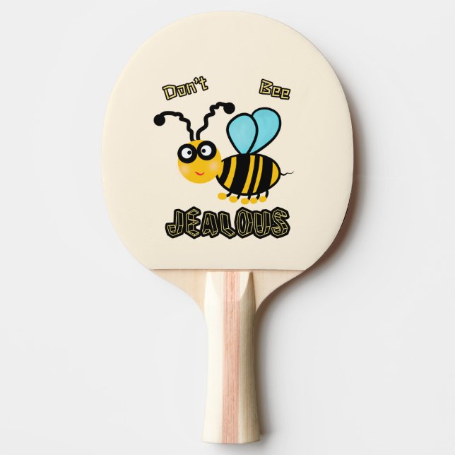 Pala De Ping Pong Abeja divertida (Anverso)