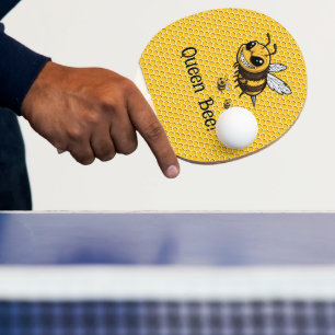 Pala De Ping Pong Abeja reina con un dulce Swat