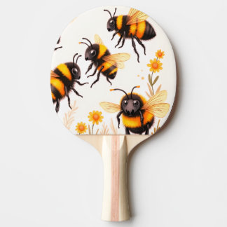 Pala De Ping Pong Abeja zumbando tiempo