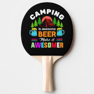 Pala De Ping Pong Acampar es cerveza increíble Hazlo más increíble-6