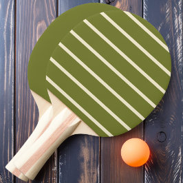 Pala De Ping Pong Aceituna Dulce Estriada y Sólida 