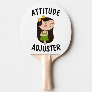 Pala De Ping Pong ACTITUD ADJUSTER divertido PING PONG PADDLE