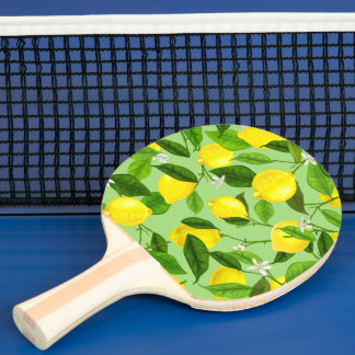 Pala De Ping Pong Acuarela Limón 3