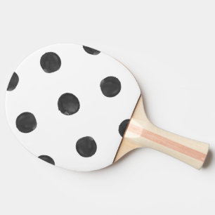 Pala De Ping Pong Acuarela Polka Dot Ping Pong Paddle
