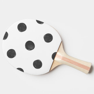 Pala De Ping Pong Acuarela Polka Dot Ping Pong Paddle